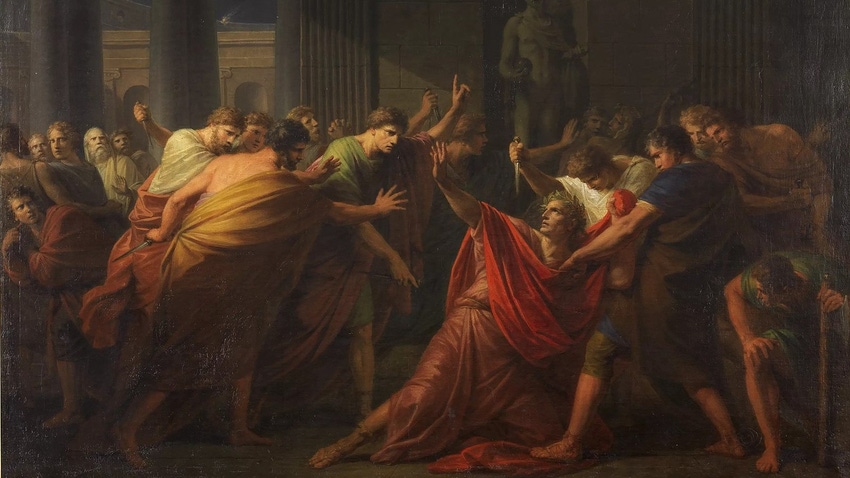 The Assassination of Julius Caesar by Heinrich Füger