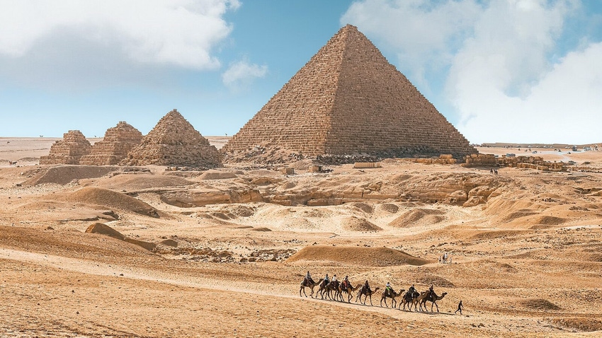 The pyramids of Egypt