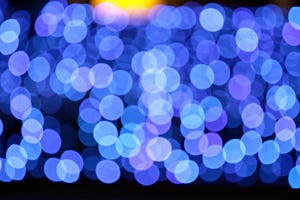 Abstract christmas in Blue lights of background