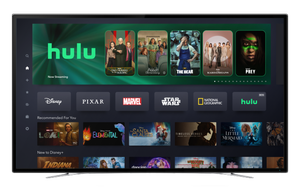 Hulu on Disney Plus beta app homepage