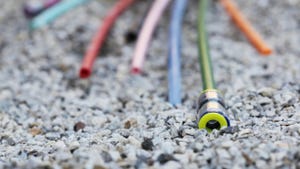 Colorful fiber cables