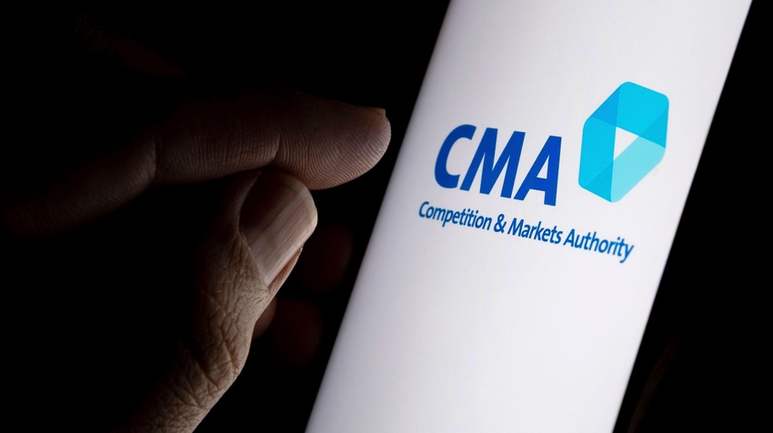 CMA logo on smartphone