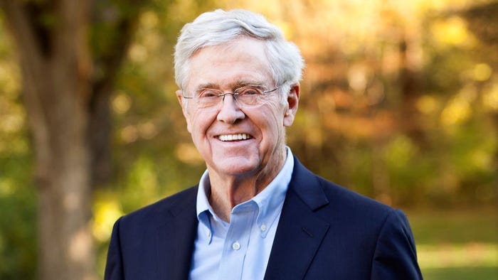 Charles Koch: Does Mavenir now regret taking his money? (Source: Wikimedia under Creative Commons)