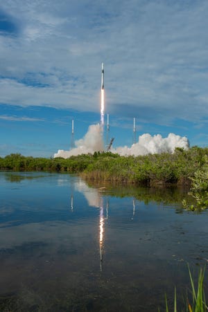 SpaceX Falcon 9 rocket launches from Cape Canaveral