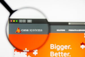 Casa Systems Inc logo visible on screen