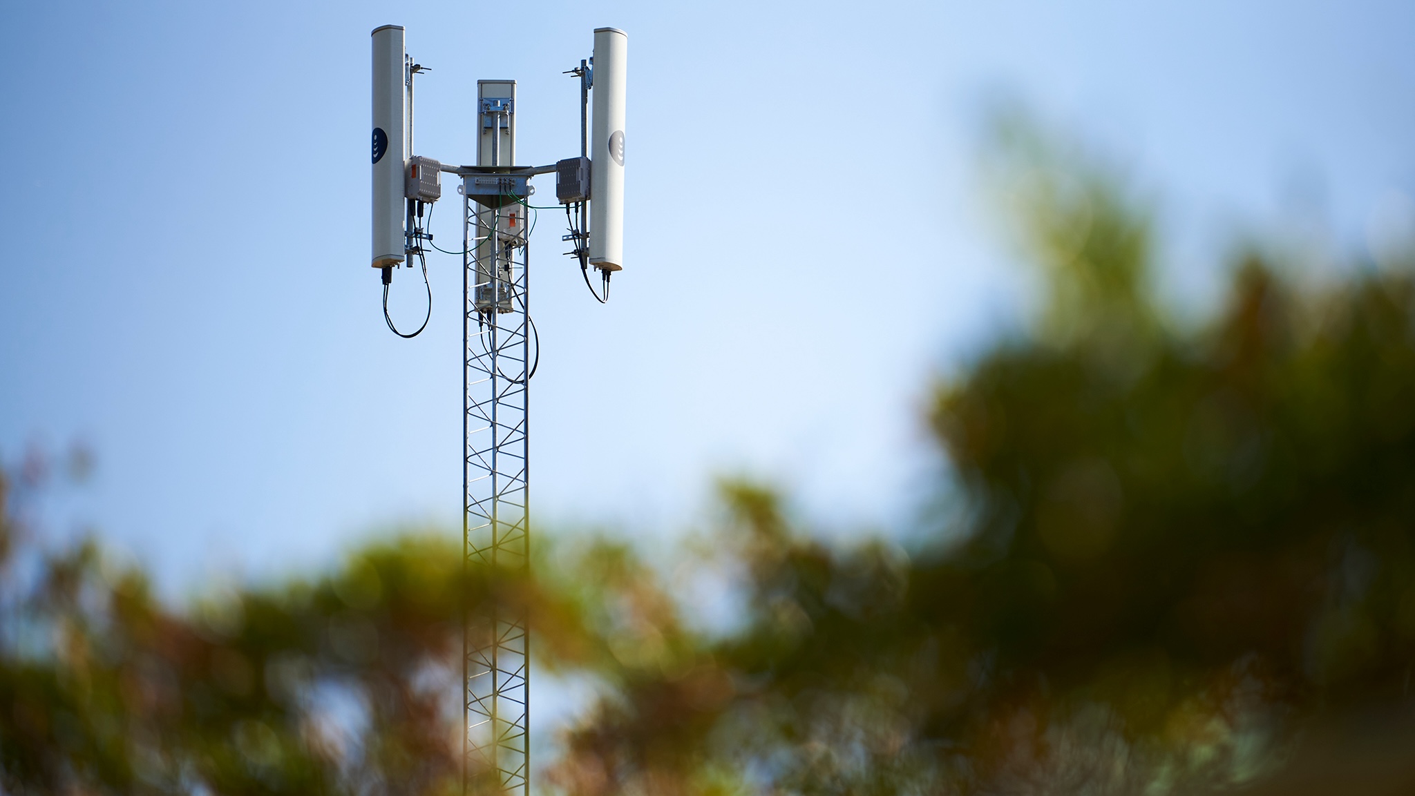 Dish Wireless tower site and equipment