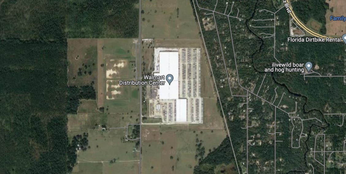 Walmart Rdc Map Map Of Walmart Distribution Centers