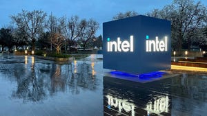 Intel sign outside office