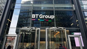 BT Group logo on building