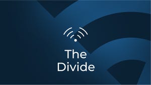 The Divide logo shows a divided wi-fi symbol on blue background