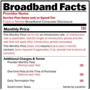 Consumer advocates, industry groups still quibbling over broadband label rules