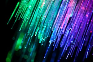 Colorful fiber optic lights