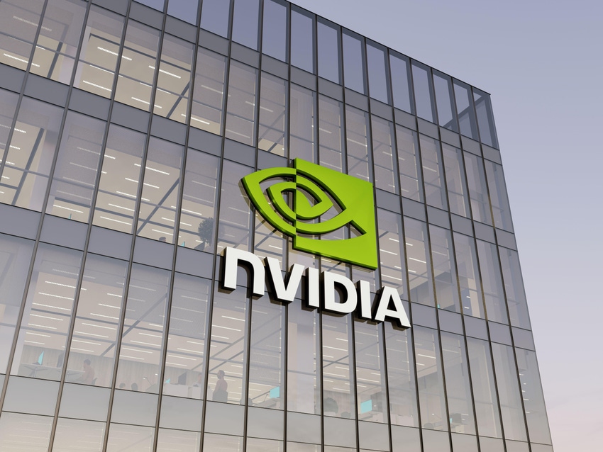 Nvidia logo on office building in Santa Clara, CA Nvidia logo on office building in Santa Clara, CA