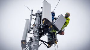 Technicians on a telecom mast