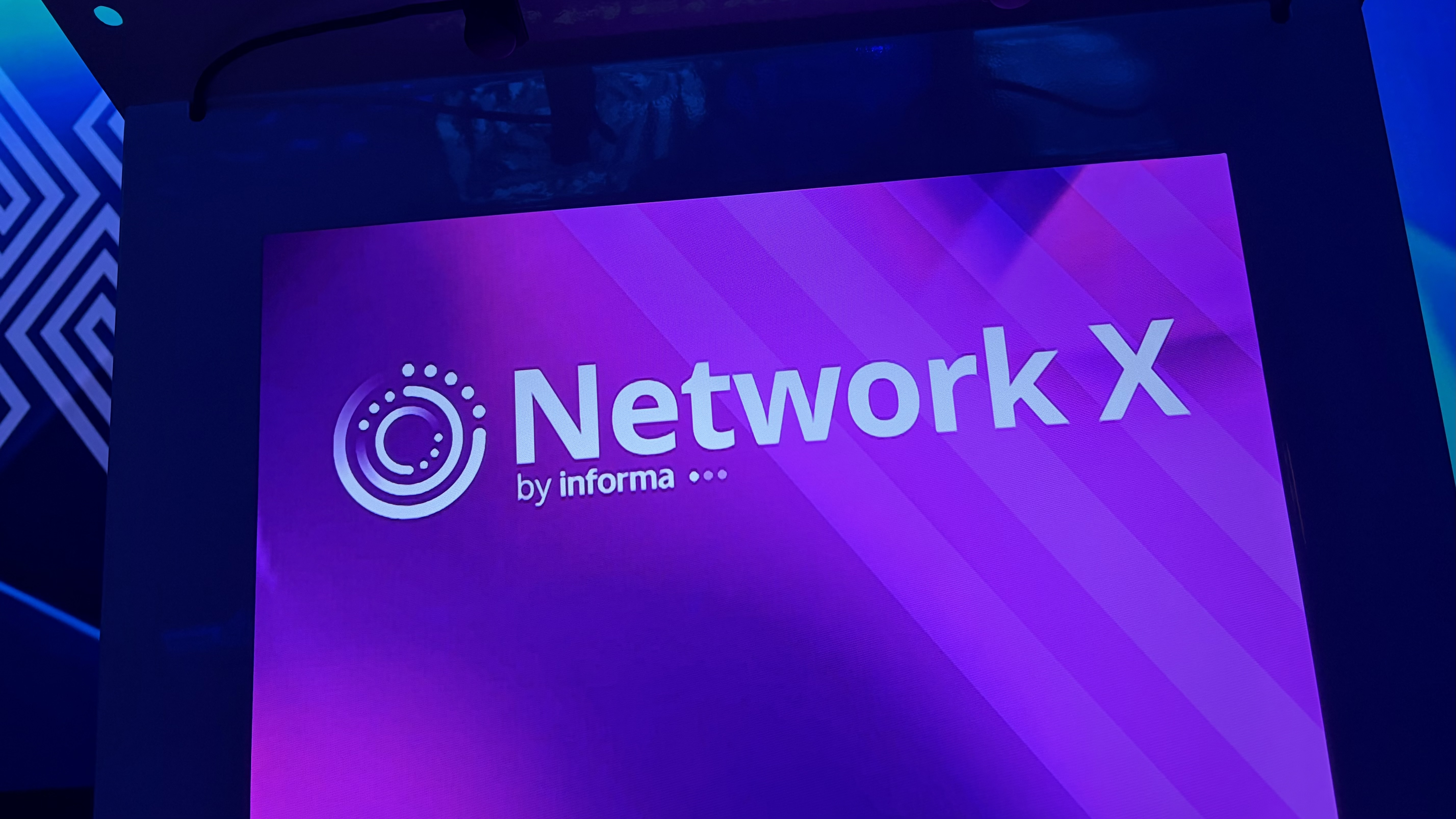 Network X logo on a lectern