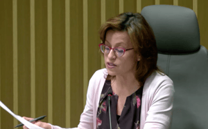 Democratic Commissioner Anna Gomez speaking at the FCC's February 2026 open meeting Democratic Commissioner Anna Gomez speaking at the FCC's February 2026 open meeting