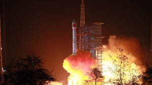 Launch of China's Tiantong satellite