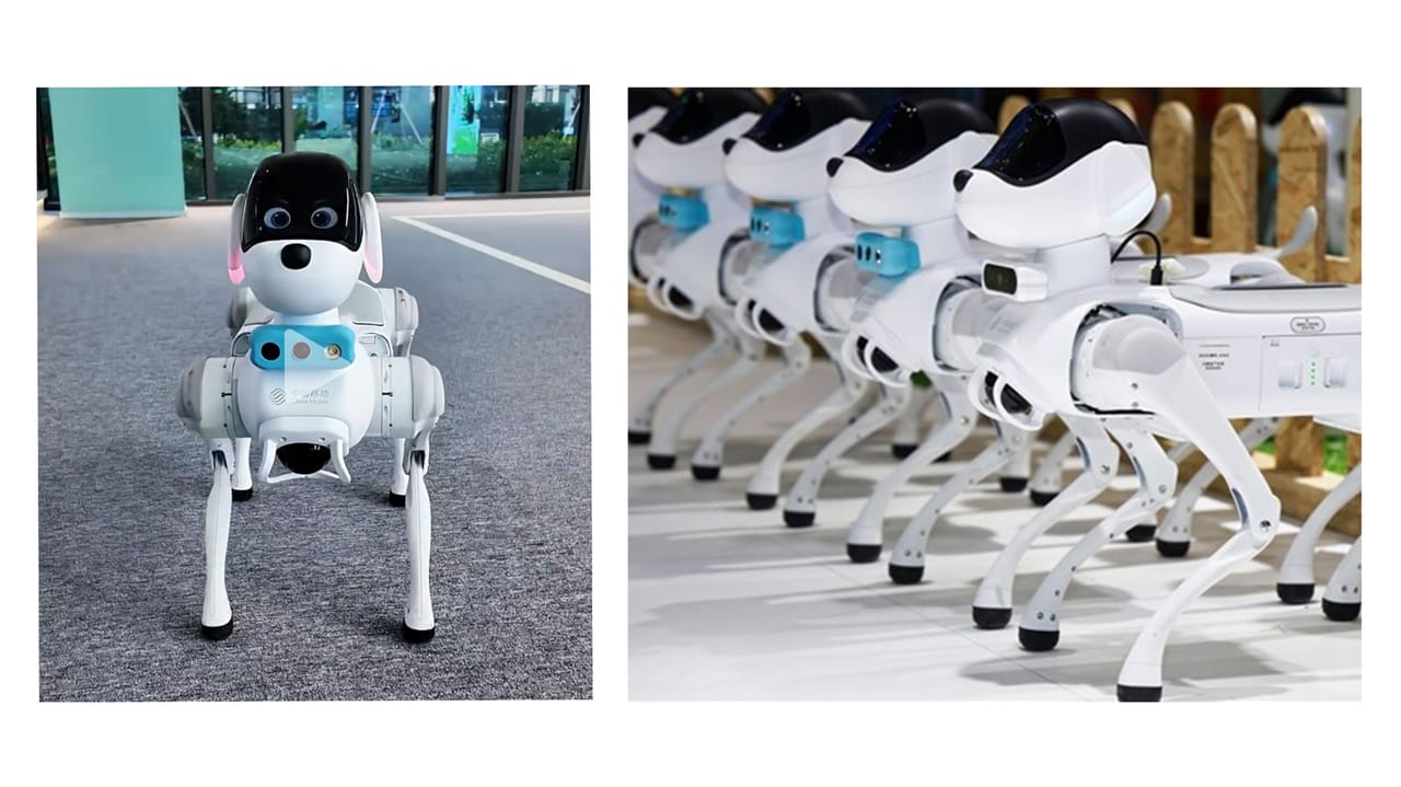 China Mobile: Unveils Lingxi companion robot dog with owner recognition and follow capability