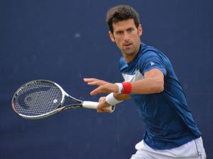 Tennis champion Novak Djokovic at the Queens Club in 2018