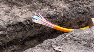 Fiber cables in the ground