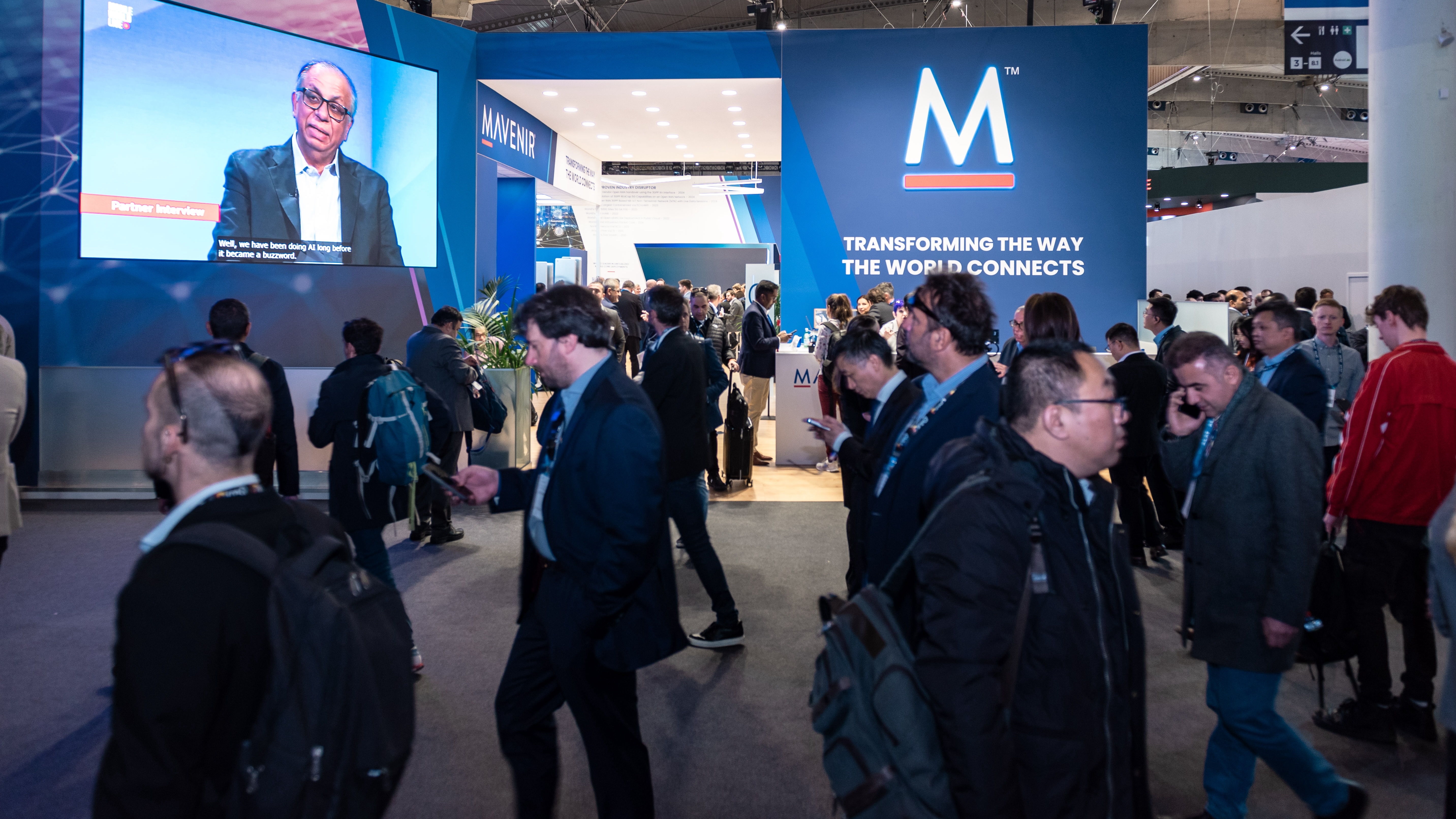 Mavenir stand at MWC 2025