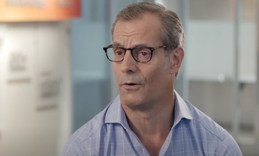 Ciena CEO Gary Smith, currently batting sixes for his company. (Source: YouTube, Ciena) Ciena CEO Gary Smith, currently batting sixes for his company. (Source: YouTube, Ciena)