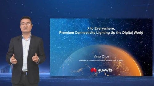 Victor Zhou, President of Huawei's Transmission Network Product Line
