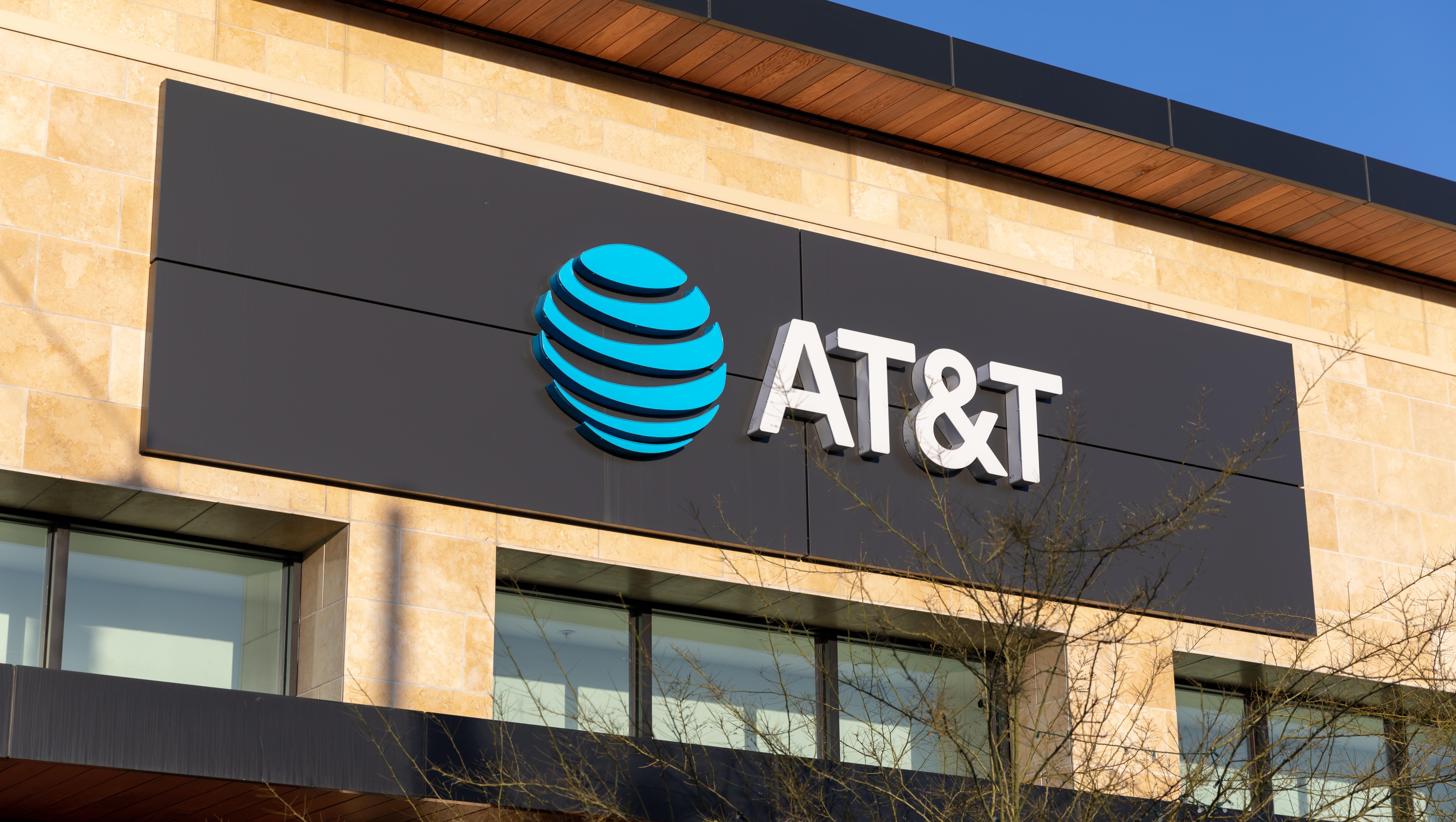 AT&T sign on office building
