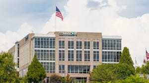 Exterior of Commscope's former corporate building in Hickory, North Carolina