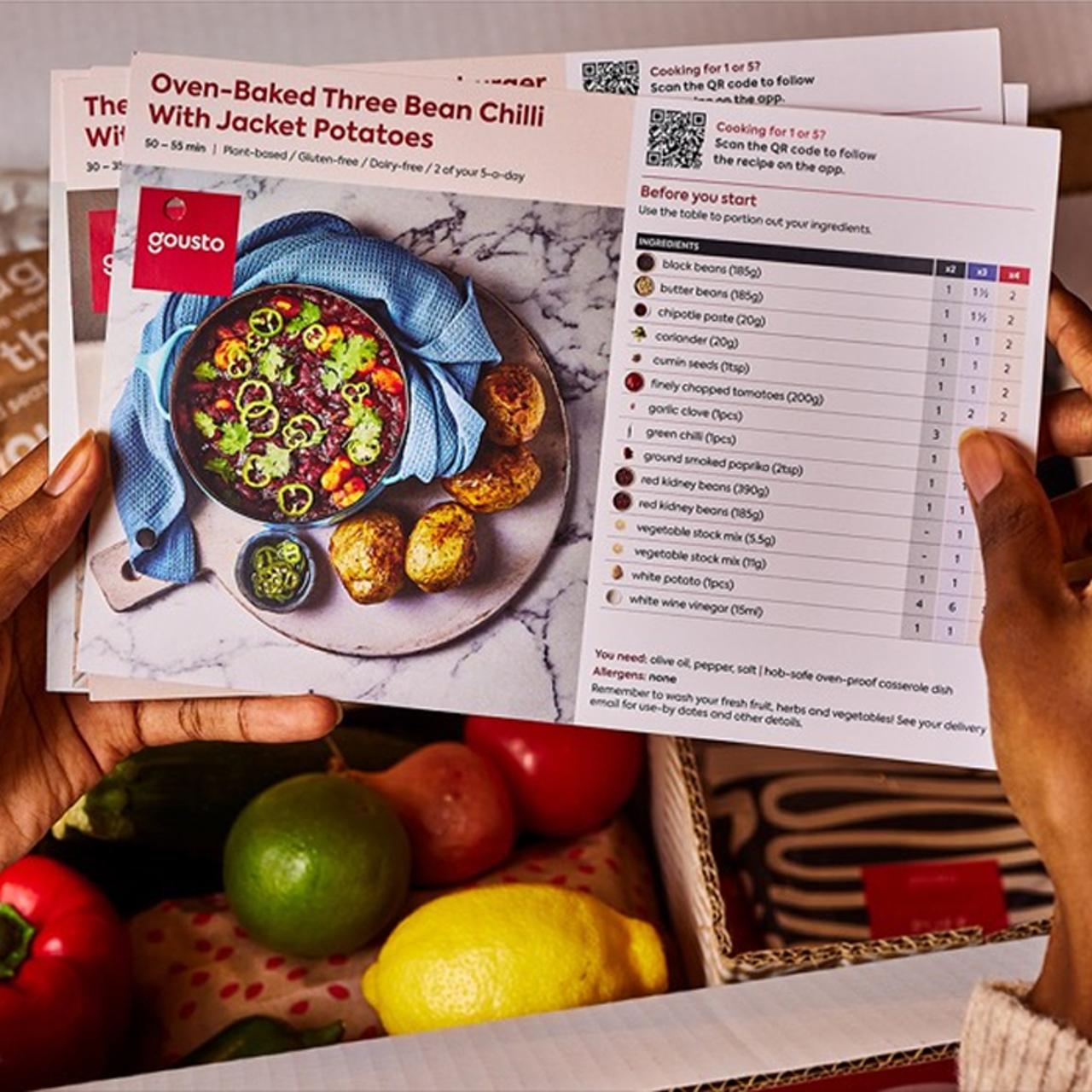 Gousto recipes