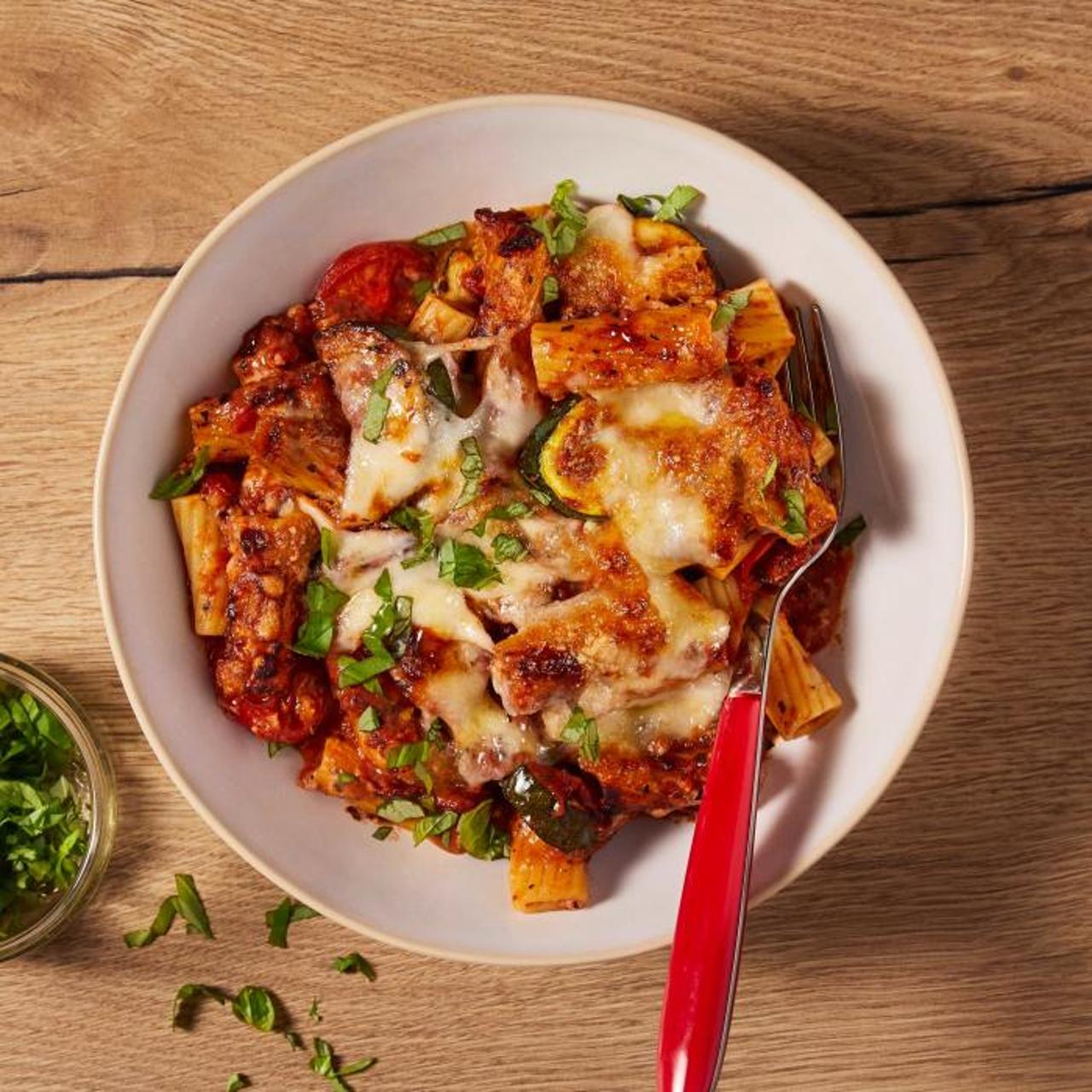 3 Cheese Veg-Packed Pasta Bake