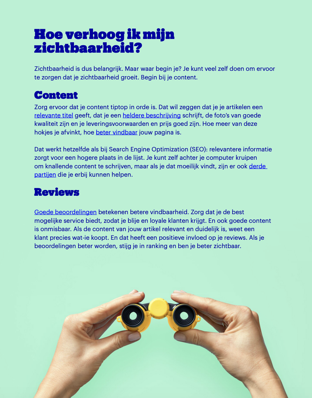 Sneakpeak van de whitepaper van adverteren via bol over zichtbaarheid 