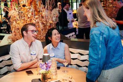 Gesprek met partners en bol collega