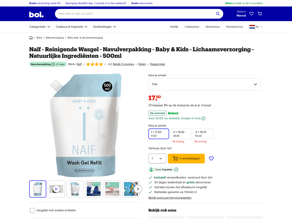 Beispiel Nachhaltigkeitsmerkmal