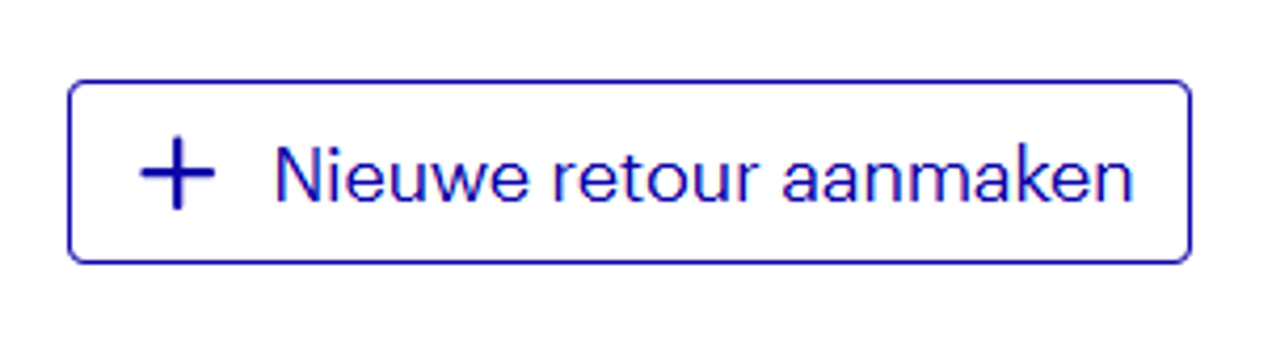 Button "nieuwe retour aanmaken"