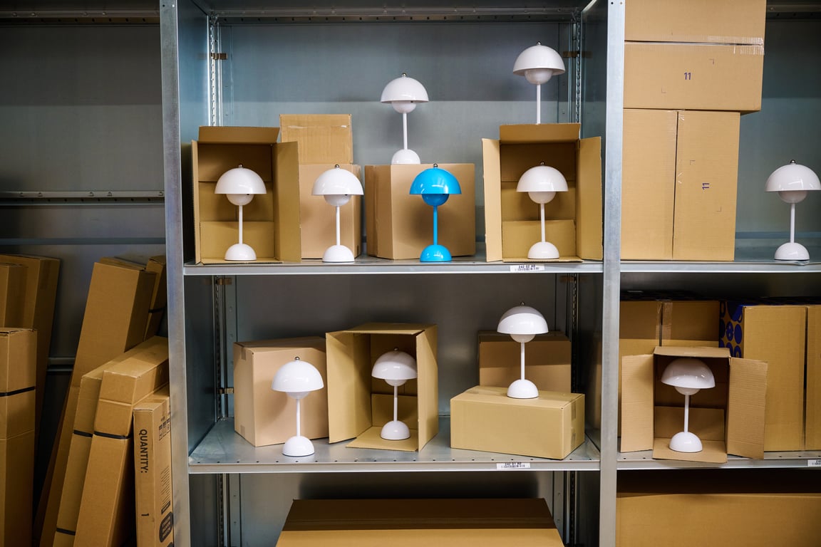 Verzameling lampen.
