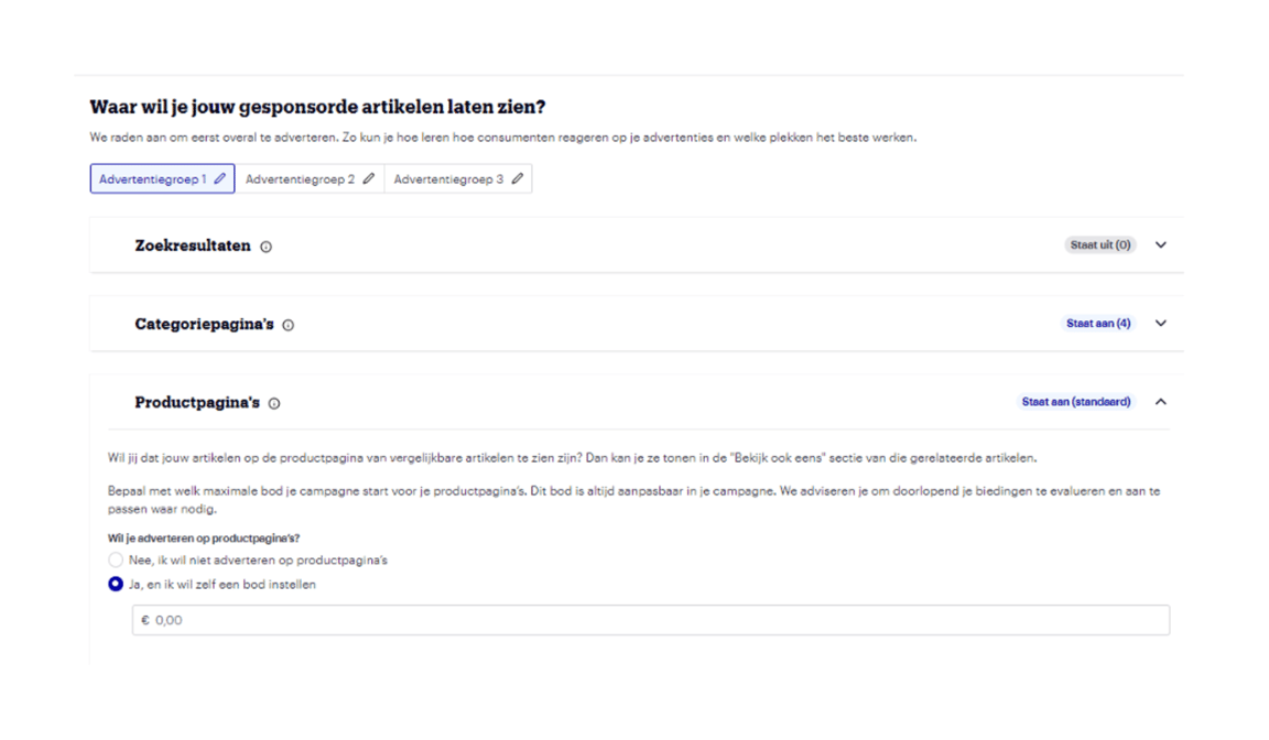 Bol advanced settings manual