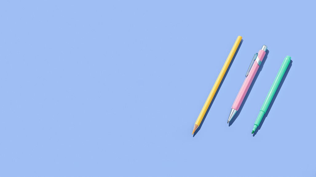 pen potlood en stift