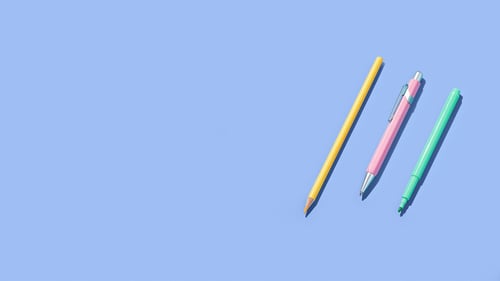 pen potlood en stift