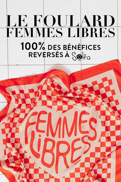 Le foulard femmes libres, 100% des bénéfices reversés à Solfa