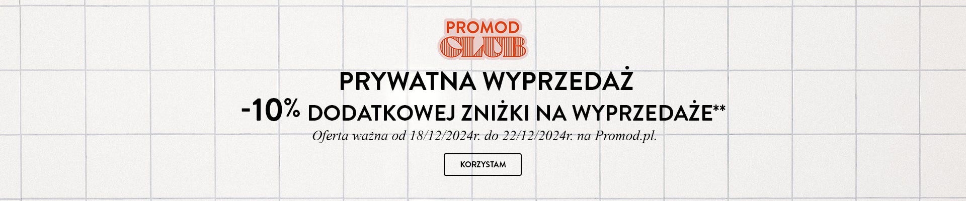 promod club pre sale 