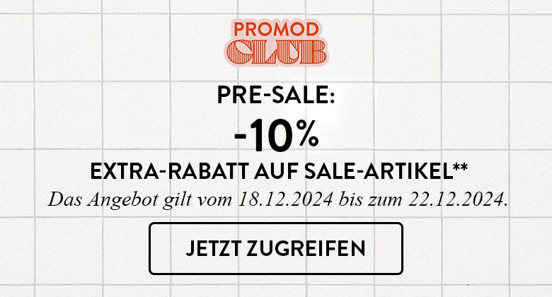 promod club pre sale 