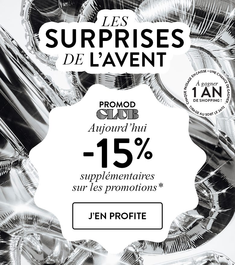 -15% supplémentaires sur les promos 