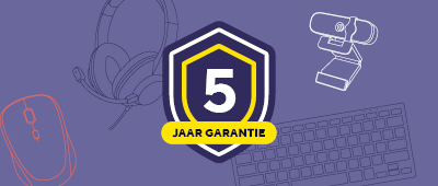 5 jaar garantie