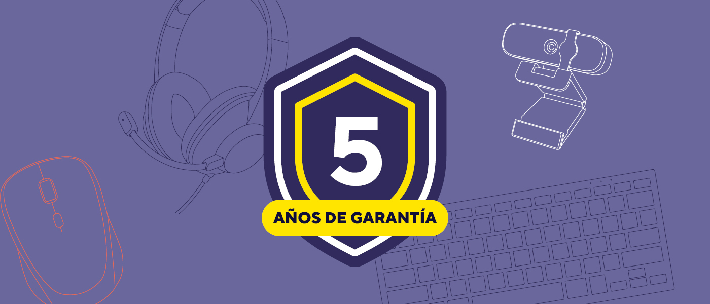 5 años de garantía