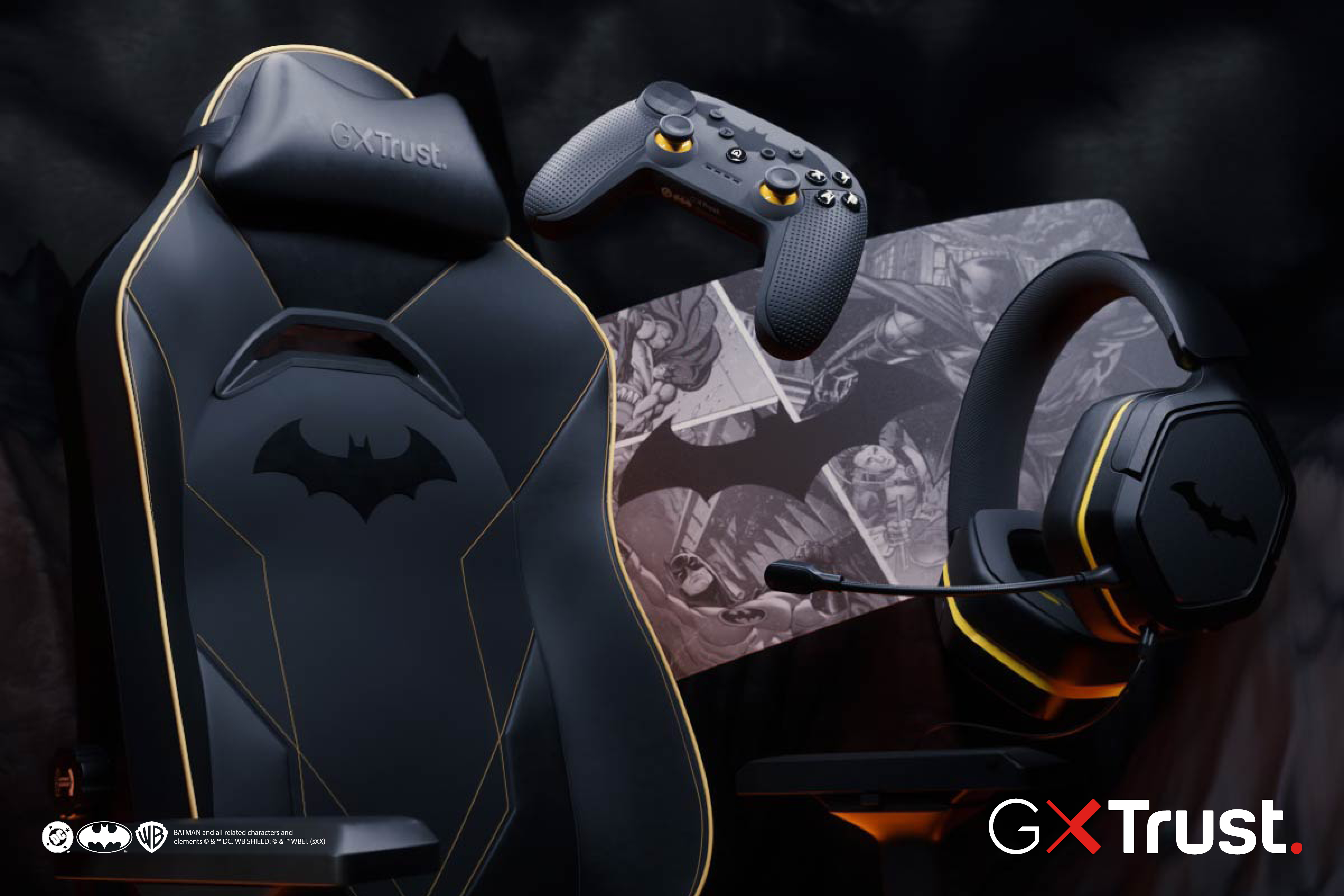 Boost your Batcave with the new officially licensed GXTrust Batman range! image