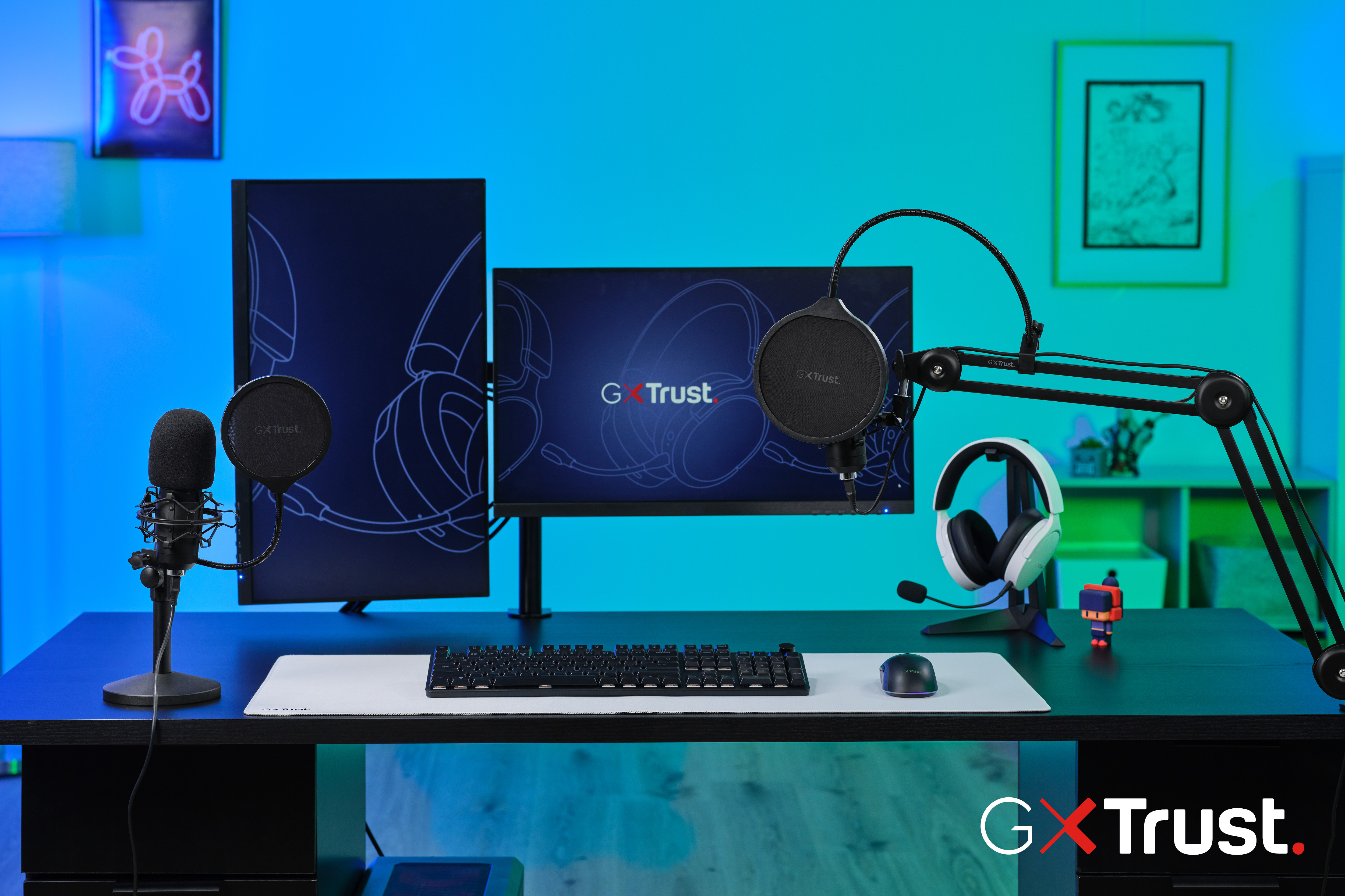 A GXTrust apresenta a solução definitiva para streaming de alta qualidade com os novos microfones de streaming Emita II image