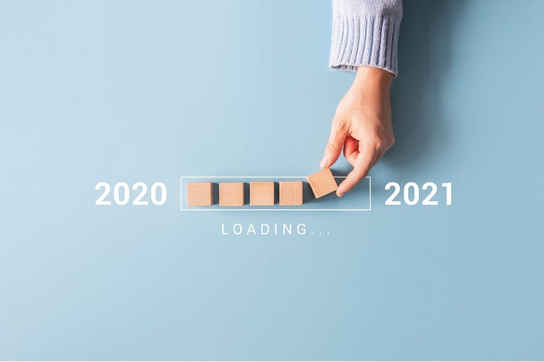 A loading bar for 2021 A loading bar for 2021