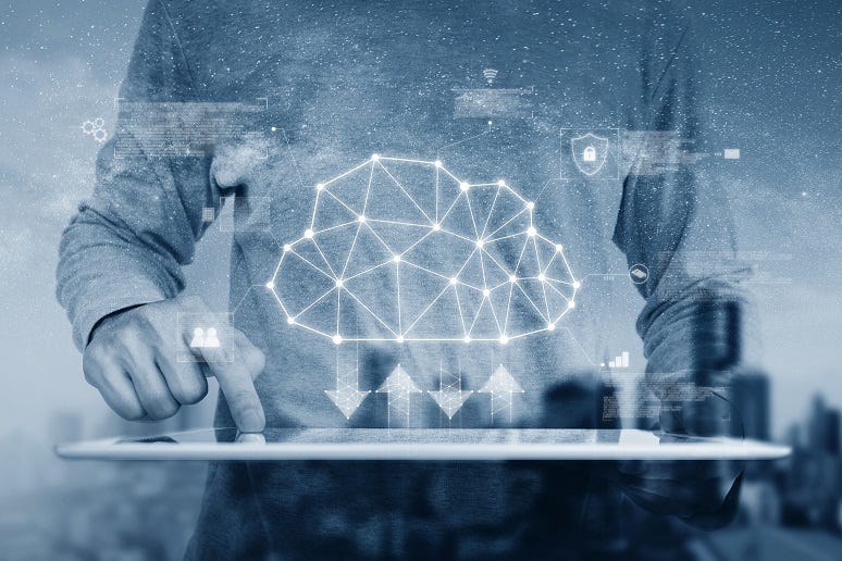 Cloud technology graphic Cloud technology graphic