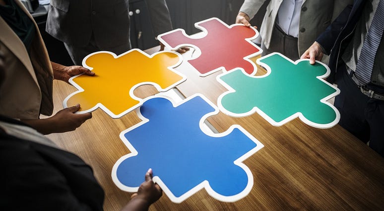 Collaboration Puzzle Pieces Collaboration Puzzle Pieces